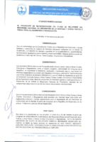 05. Acuerdo de Presidencia del Mecanismo Nacional de Prevención de la Tortura 049-2020 que dispone reformar el Reglamento del Mecanismo